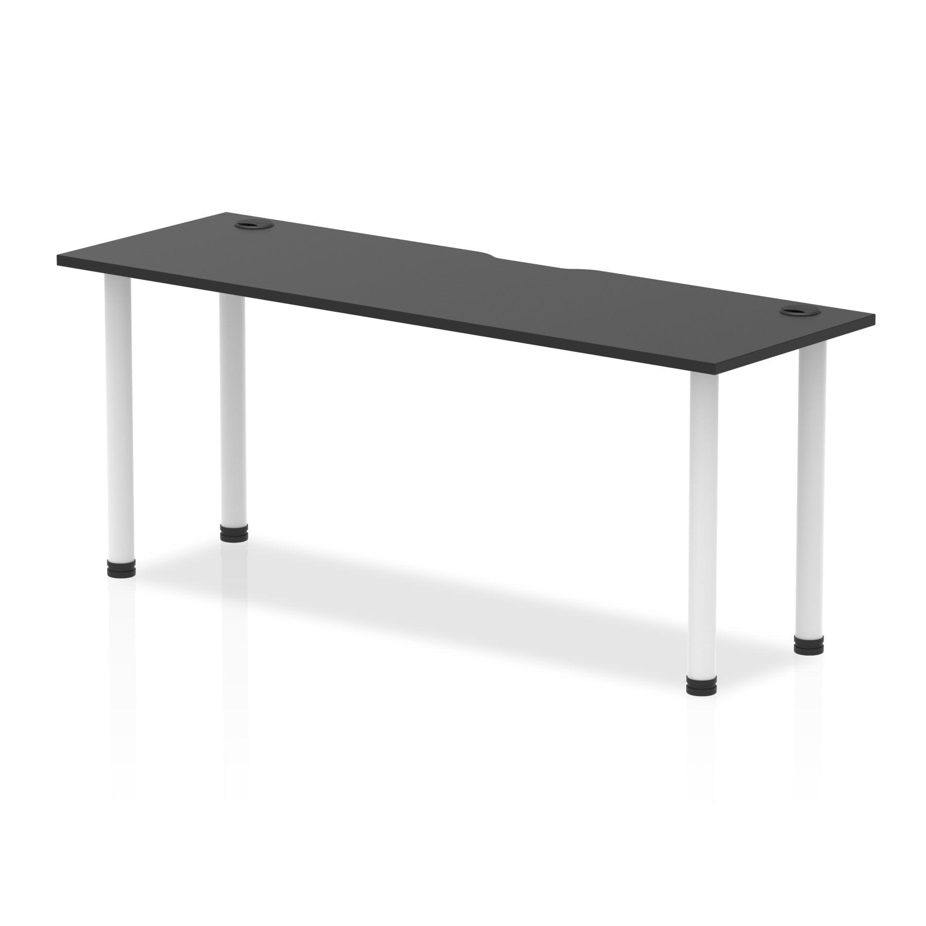 Impulse Black Series Slimline Straight Table