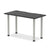 Impulse Black Series Slimline Straight Table