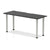 Impulse Black Series Slimline Straight Table