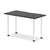 Impulse Black Series Slimline Straight Table