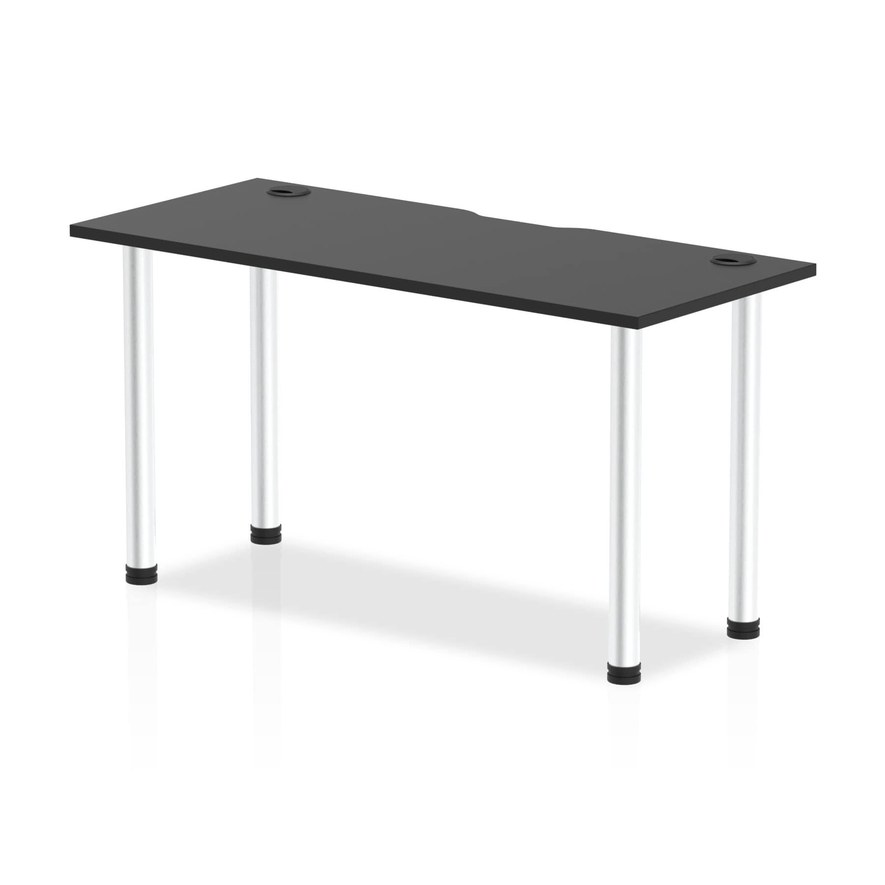 Impulse Black Series Slimline Straight Table