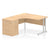 Impulse 1400mm Cantilever Right Crescent Desk With Pedestal