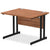 Impulse 1000mm Straight Desk Cantilever Leg