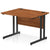 Impulse 1000mm Straight Desk Cantilever Black Leg