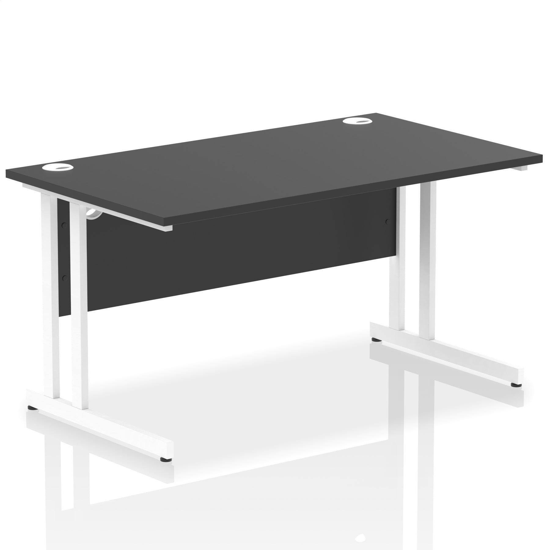 Impulse 1400mm Straight Desk Cantilever Leg