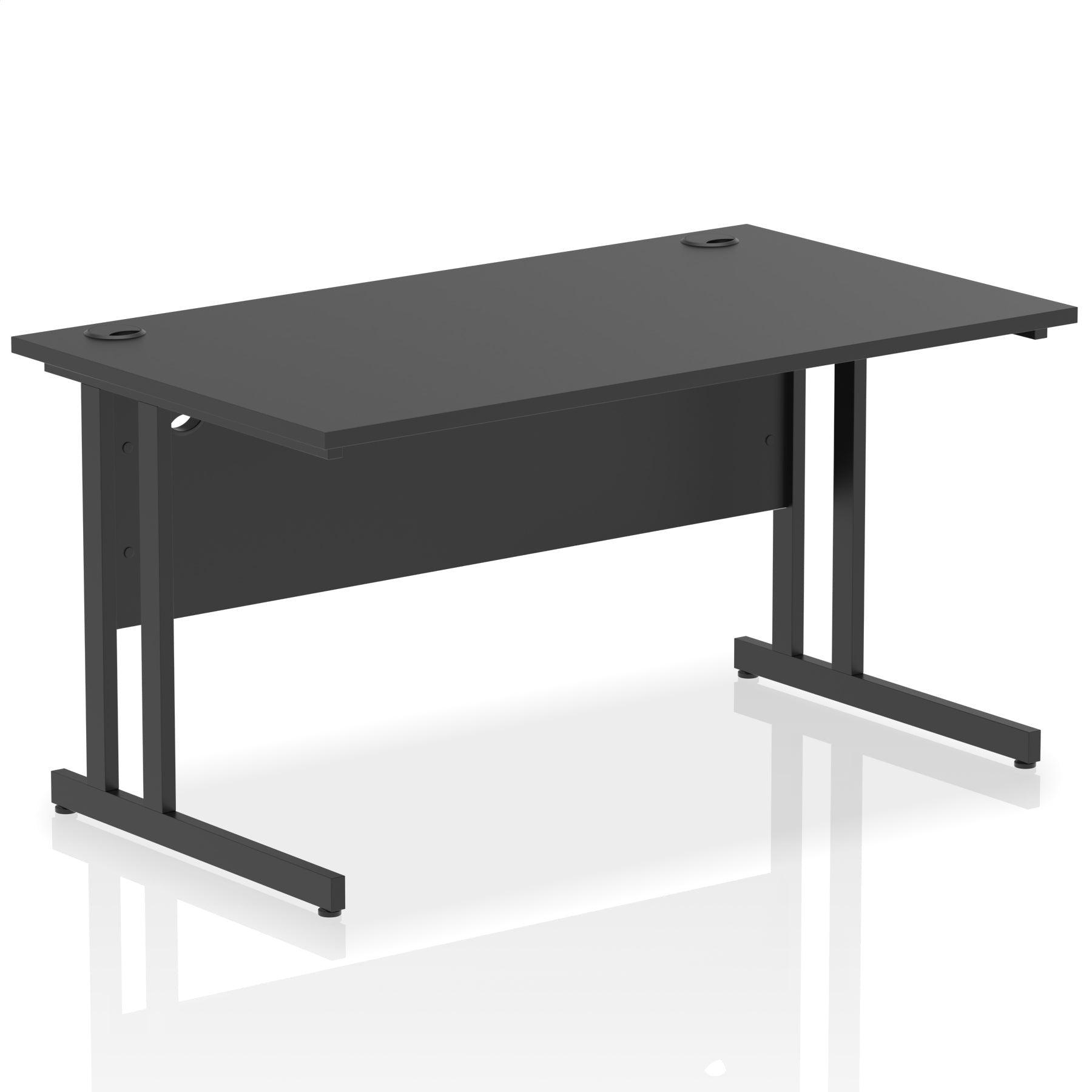 Impulse 1400mm Straight Desk Cantilever Leg