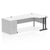 Impulse 1800mm Cantilever Left Crescent Desk Workstation