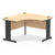 Impulse 1200mm Cable Managed Leg Corner Desk