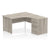 Impulse 1400mm Panel End Crescent Desk With Pedestal