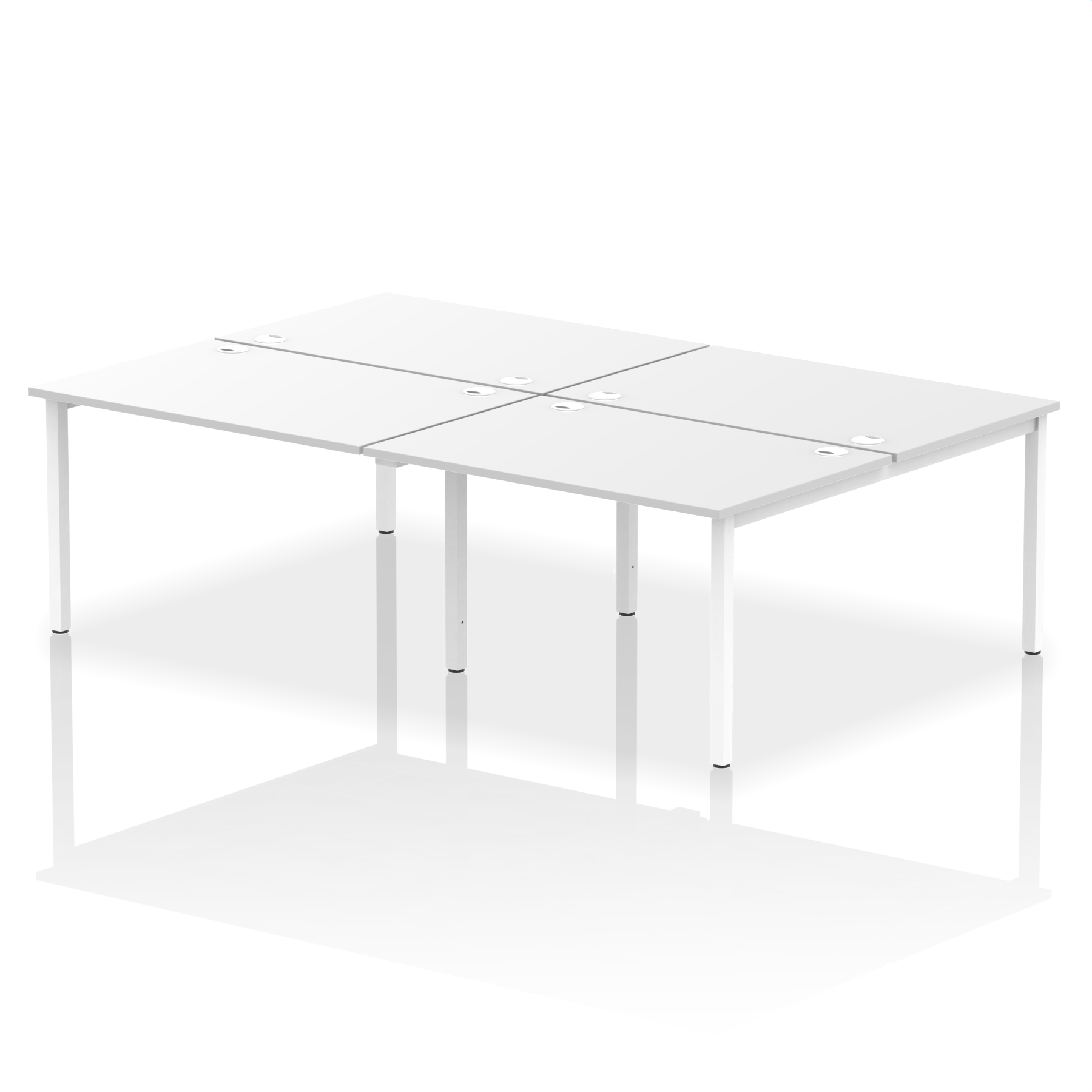 Impulse B2B Bench Desk - 4 Person