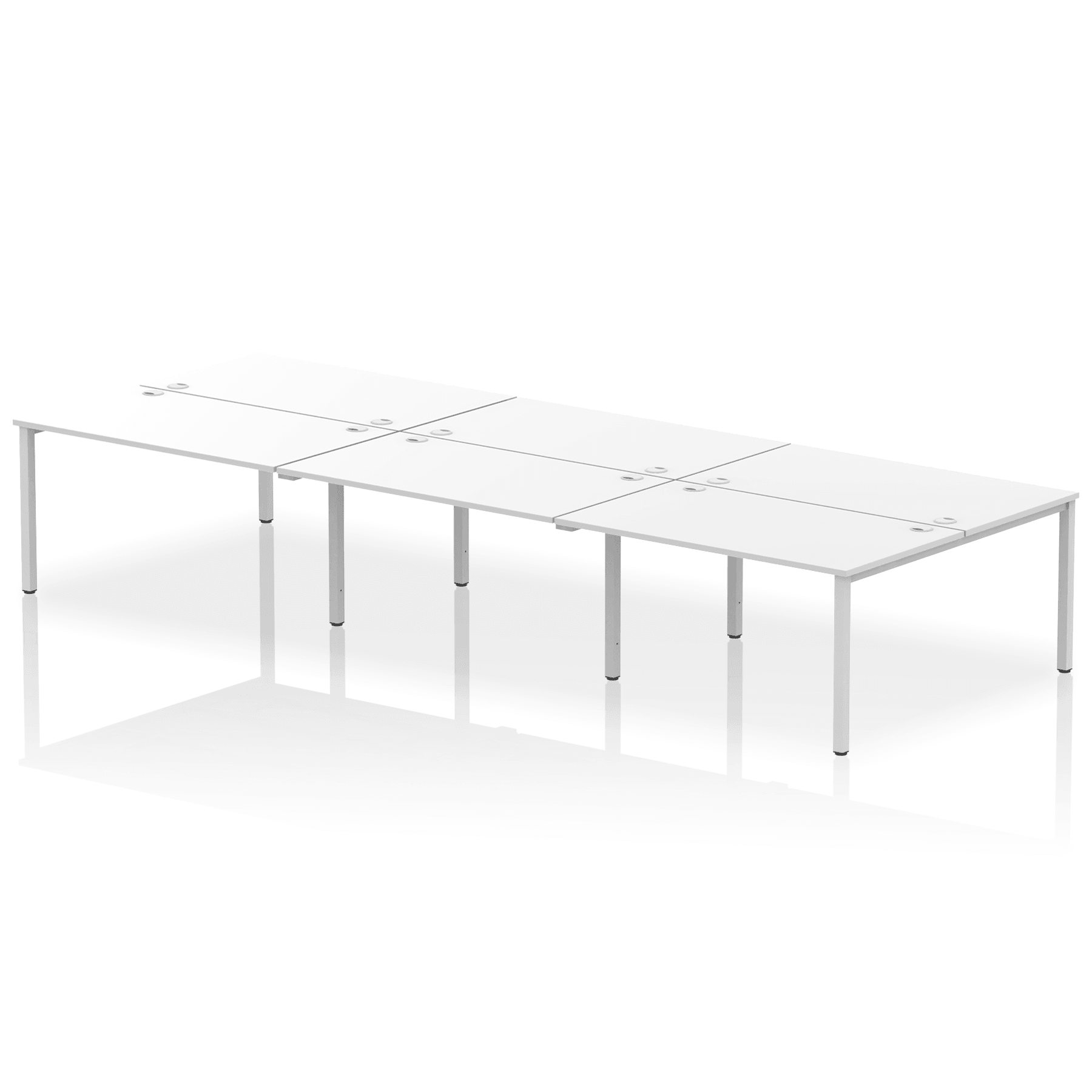 Impulse B2B Bench Desk - 6 Person