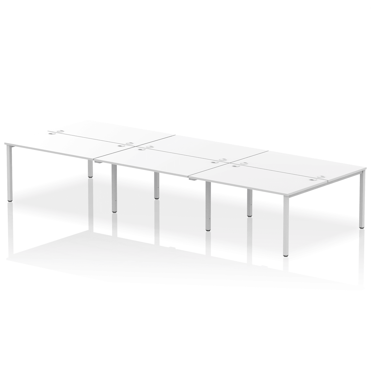 Impulse B2B Bench Desk - 6 Person