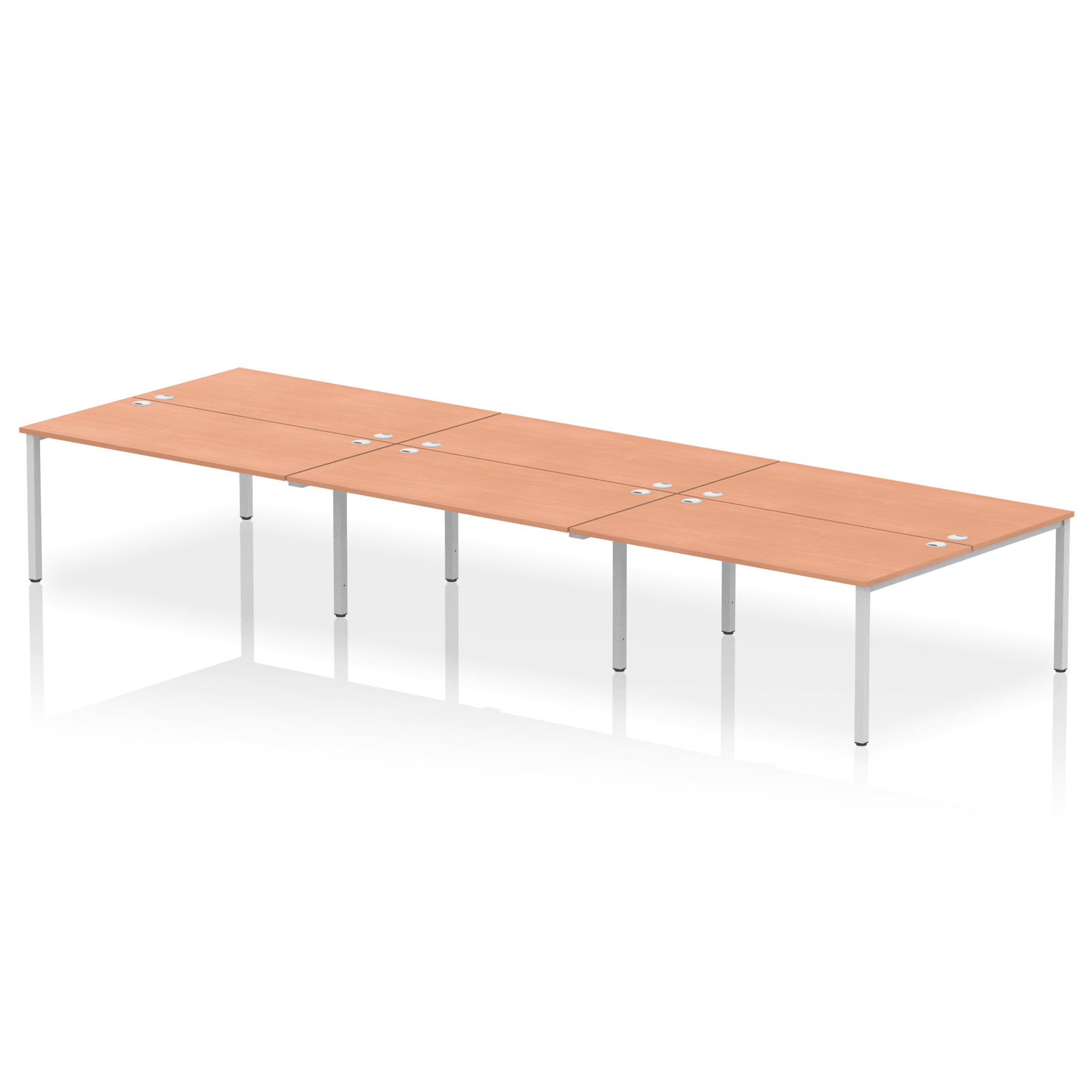 Impulse B2B Bench Desk - 6 Person