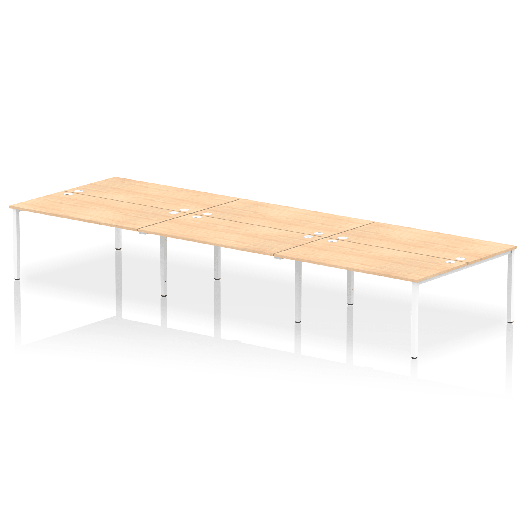 Impulse B2B Bench Desk - 6 Person