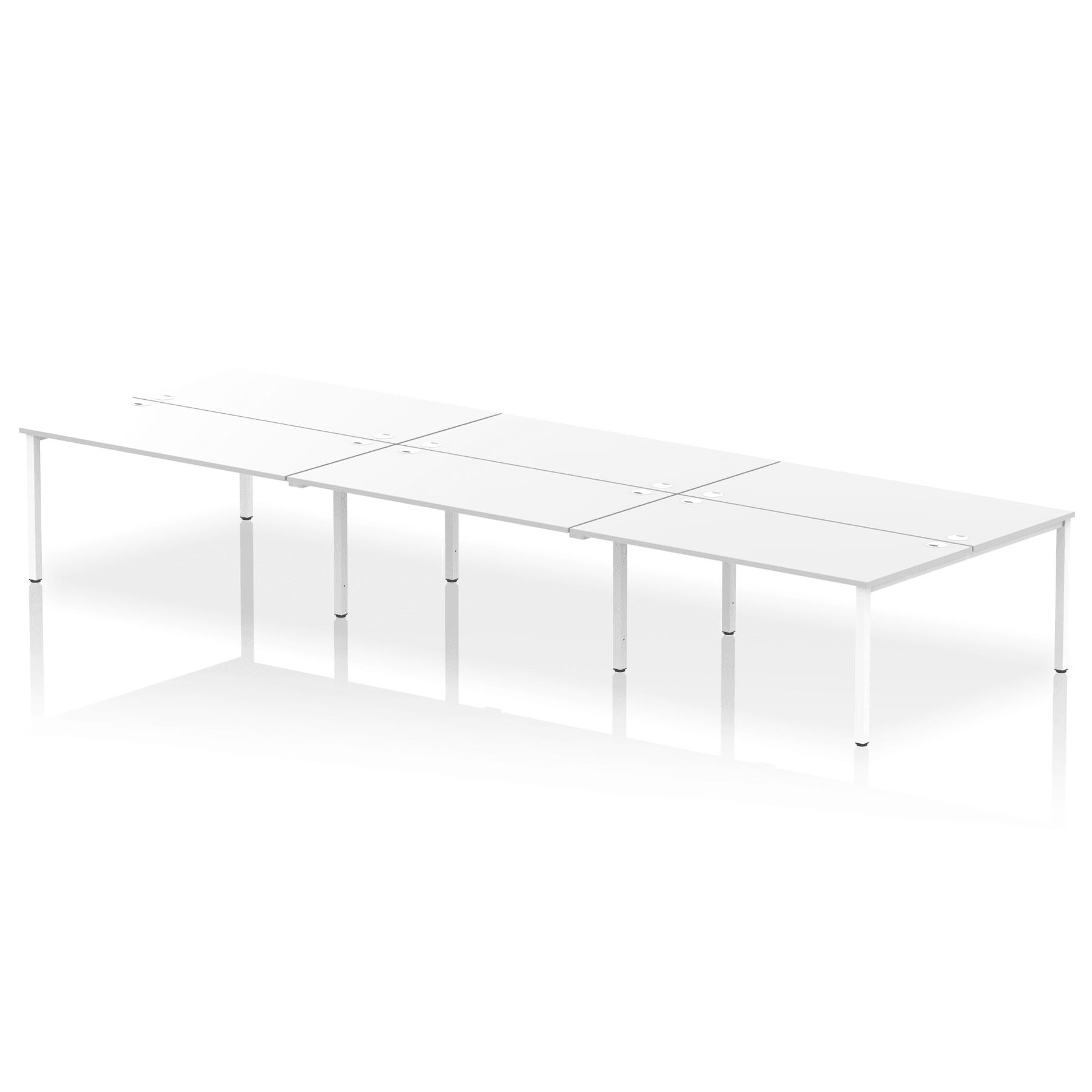 Impulse B2B Bench Desk - 6 Person