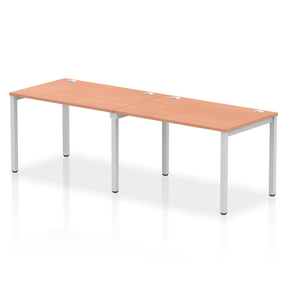 Impulse Single Row Bench Desk - 2 Person