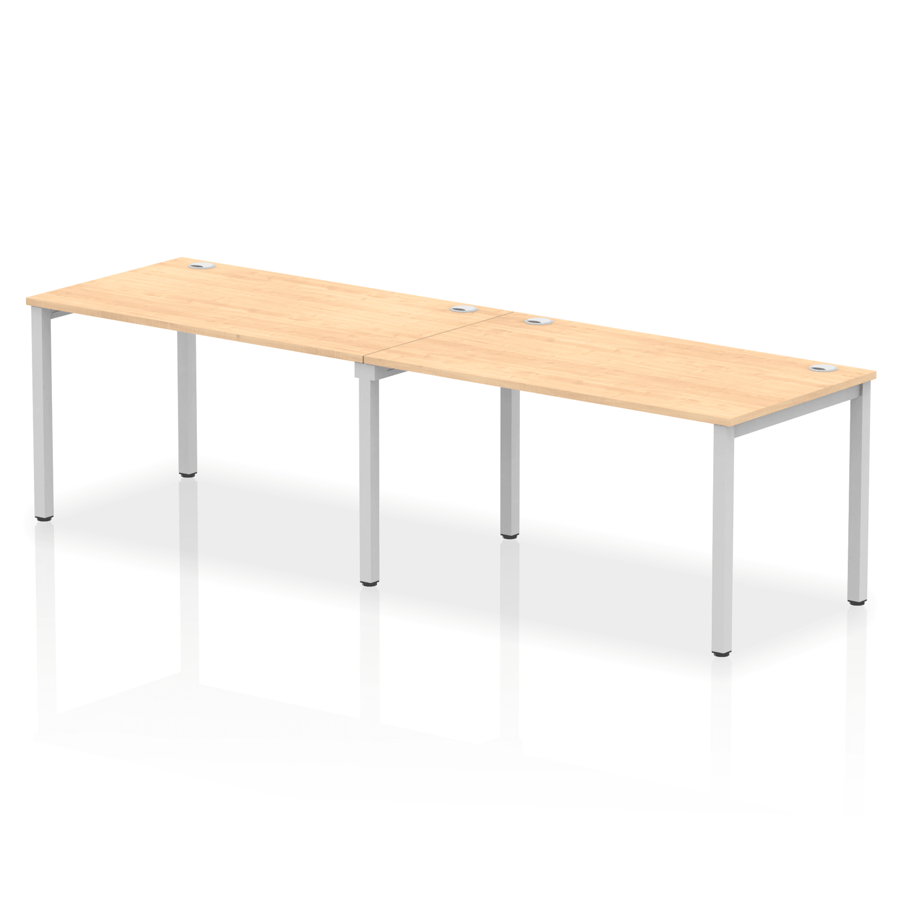 Impulse Single Row Bench Desk - 2 Person