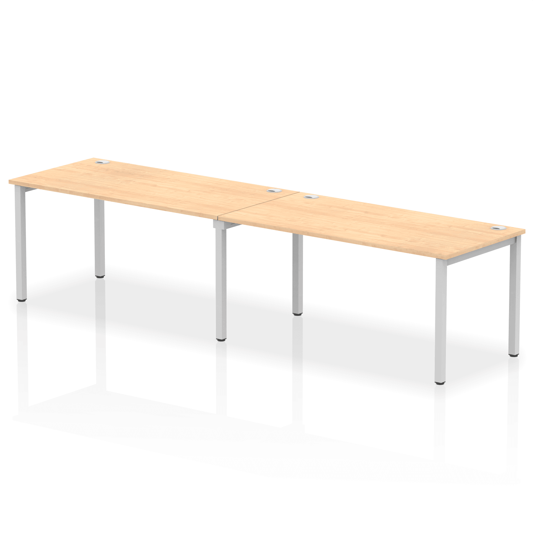 Impulse Single Row Bench Desk - 2 Person