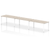 Impulse Single Row Bench Desk - 3 Person