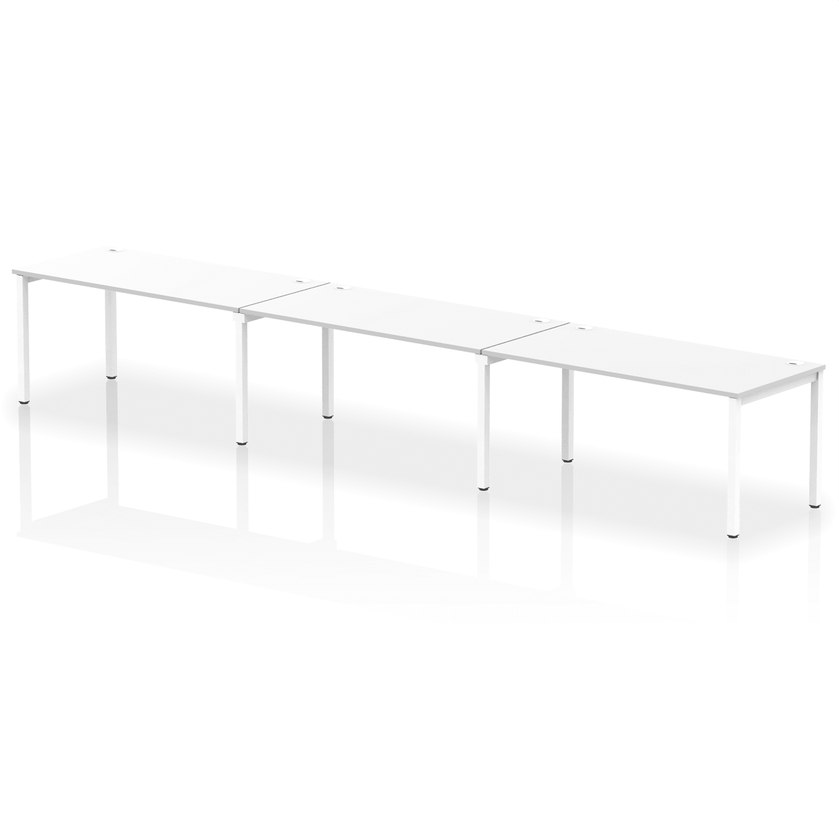 Impulse Single Row Bench Desk - 3 Person