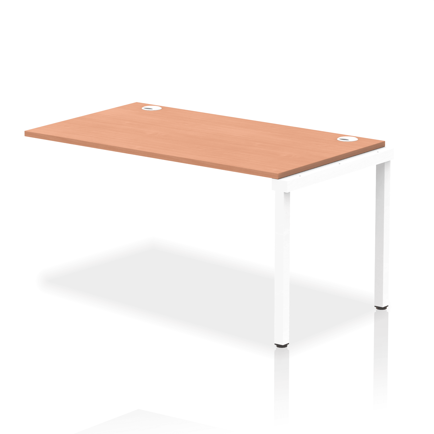 Impulse Single Row Bench Desk Extension Kit