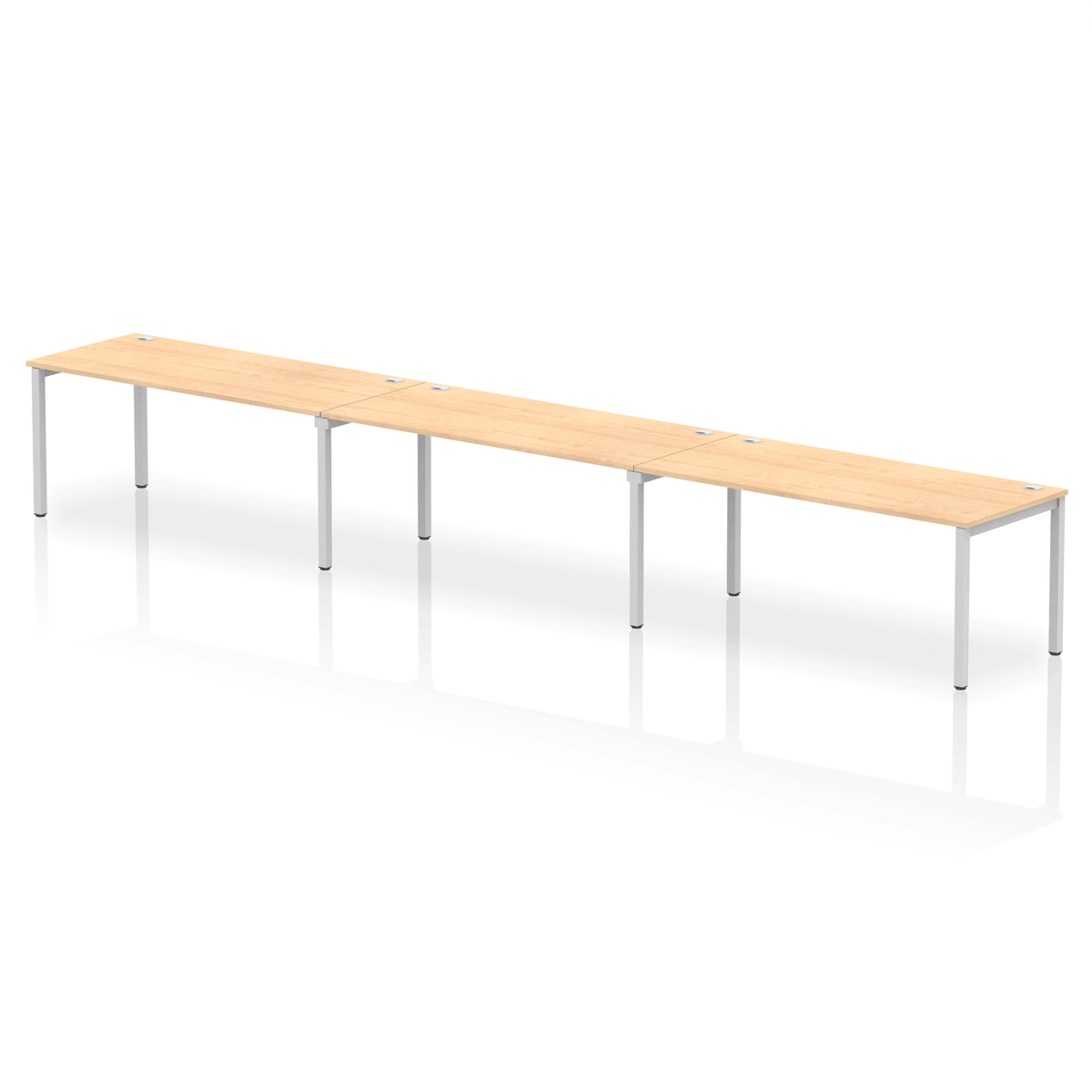 Impulse Single Row Bench Desk - 3 Person