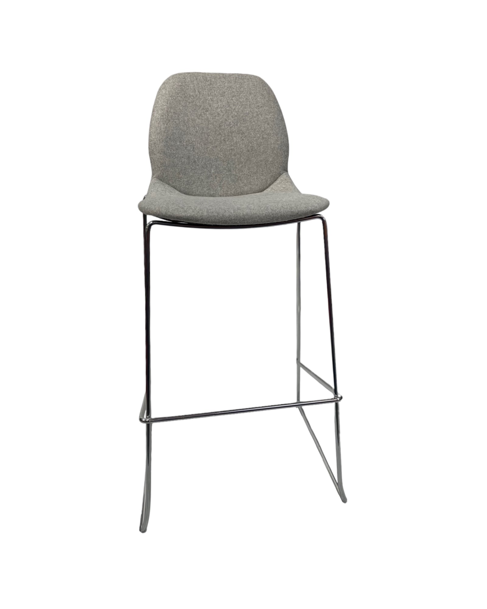 Shoreditch (F) cantilever upholstered high canteen chair
