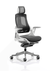 Zure High Back White Shell Executive Office Chair with Arms