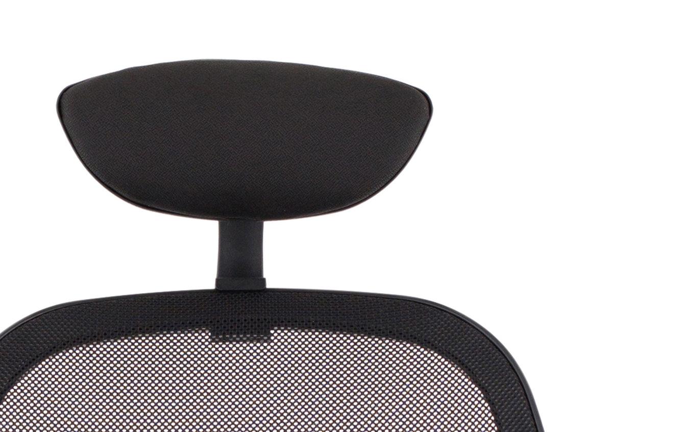 Denver High Mesh Back Black Task Operator Office Chair with Arms