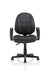 Jackson Medium Back Black Leather Task Operator Office Chair