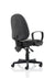 Jackson Medium Back Black Leather Task Operator Office Chair