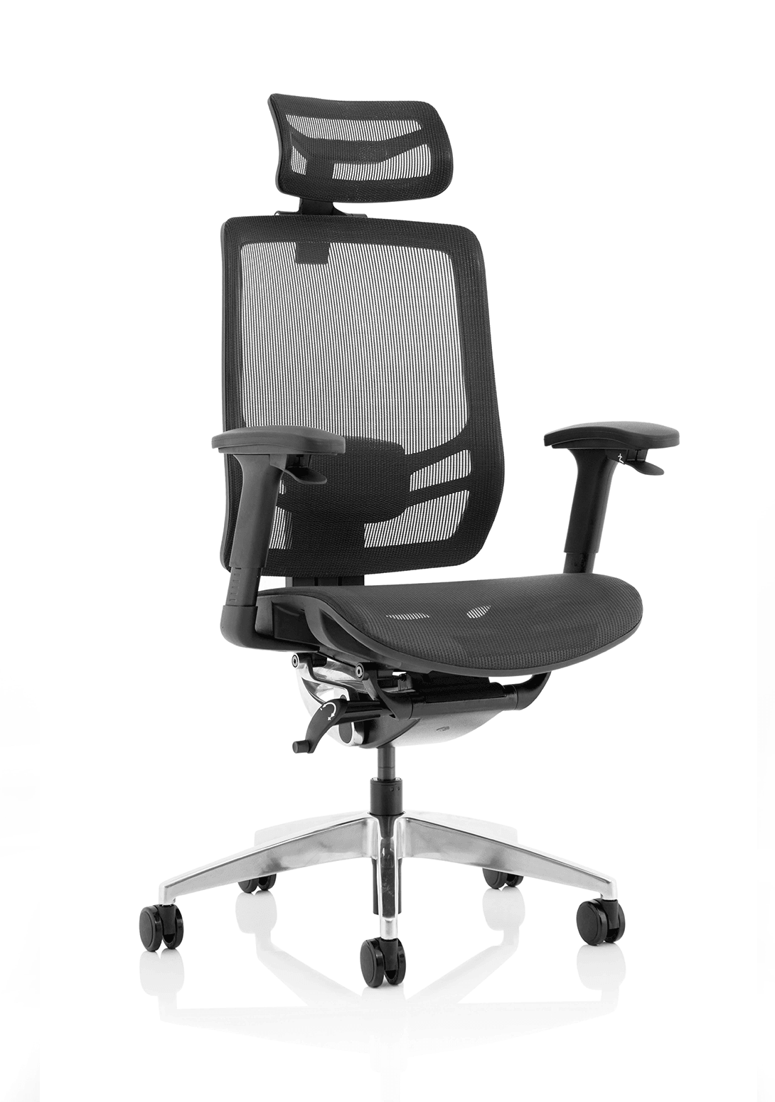 Heavy Duty High Back Office Chair with Arms - Premium Posture Support