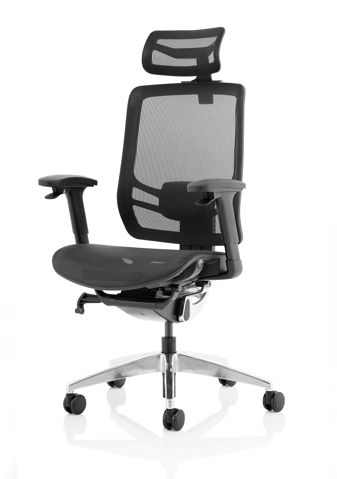 Heavy Duty High Back Office Chair with Arms - Premium Posture Support