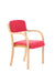 Madrid Wooden Frame Visitor Chair with Arms