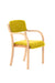 Madrid Wooden Frame Visitor Chair with Arms