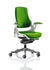 Zure High Back White Shell Executive Office Chair with Arms