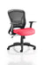 Zeus Medium Mesh Back Task Operator Office Chair with Arms