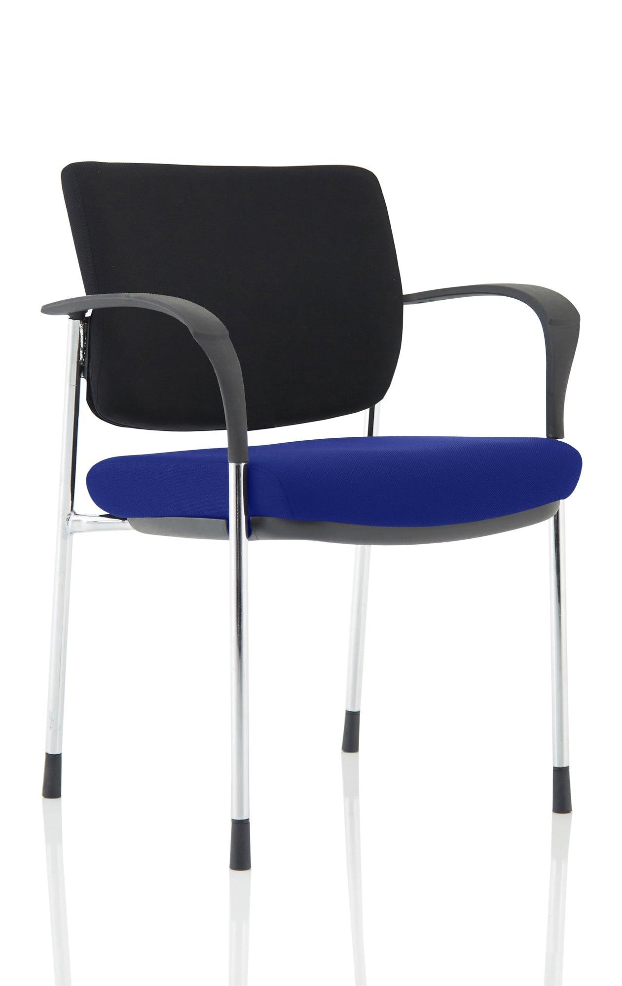 Brunswick Deluxe Medium Back Stacking Visitor Office Chair with Arms Bespoke