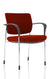 Brunswick Deluxe Medium Back Stacking Visitor Office Chair with Arms Bespoke