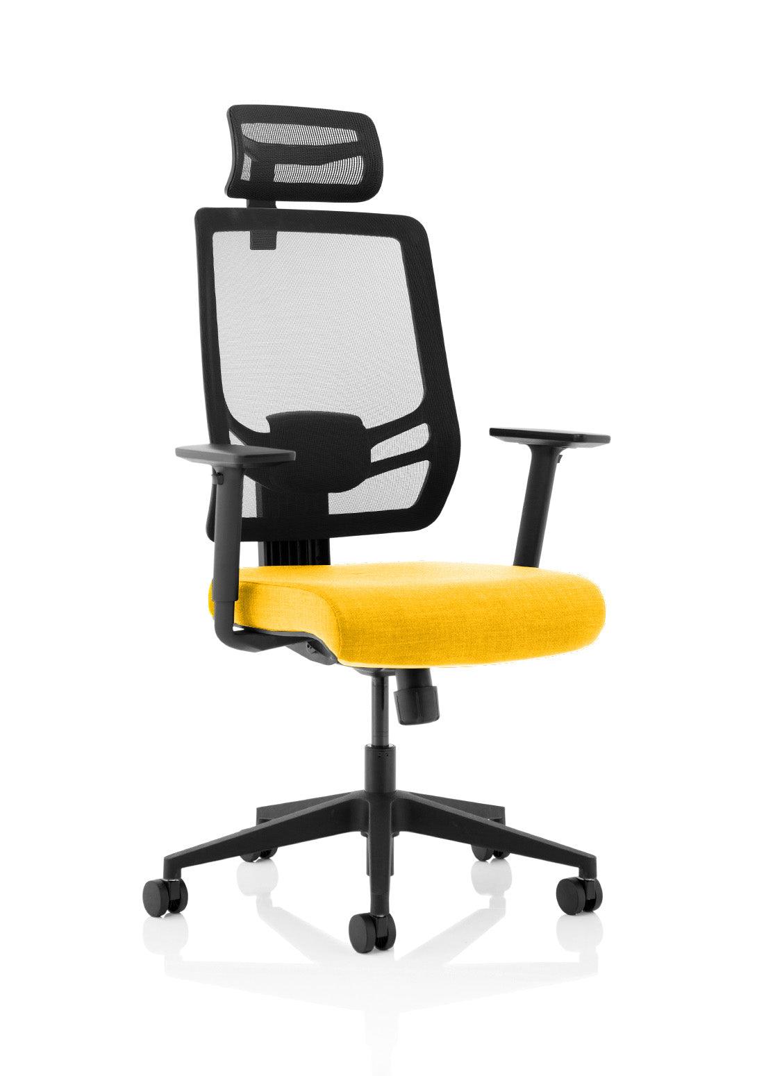 Ergo Twist High Mesh Back Task Operator Office Chair with Arms