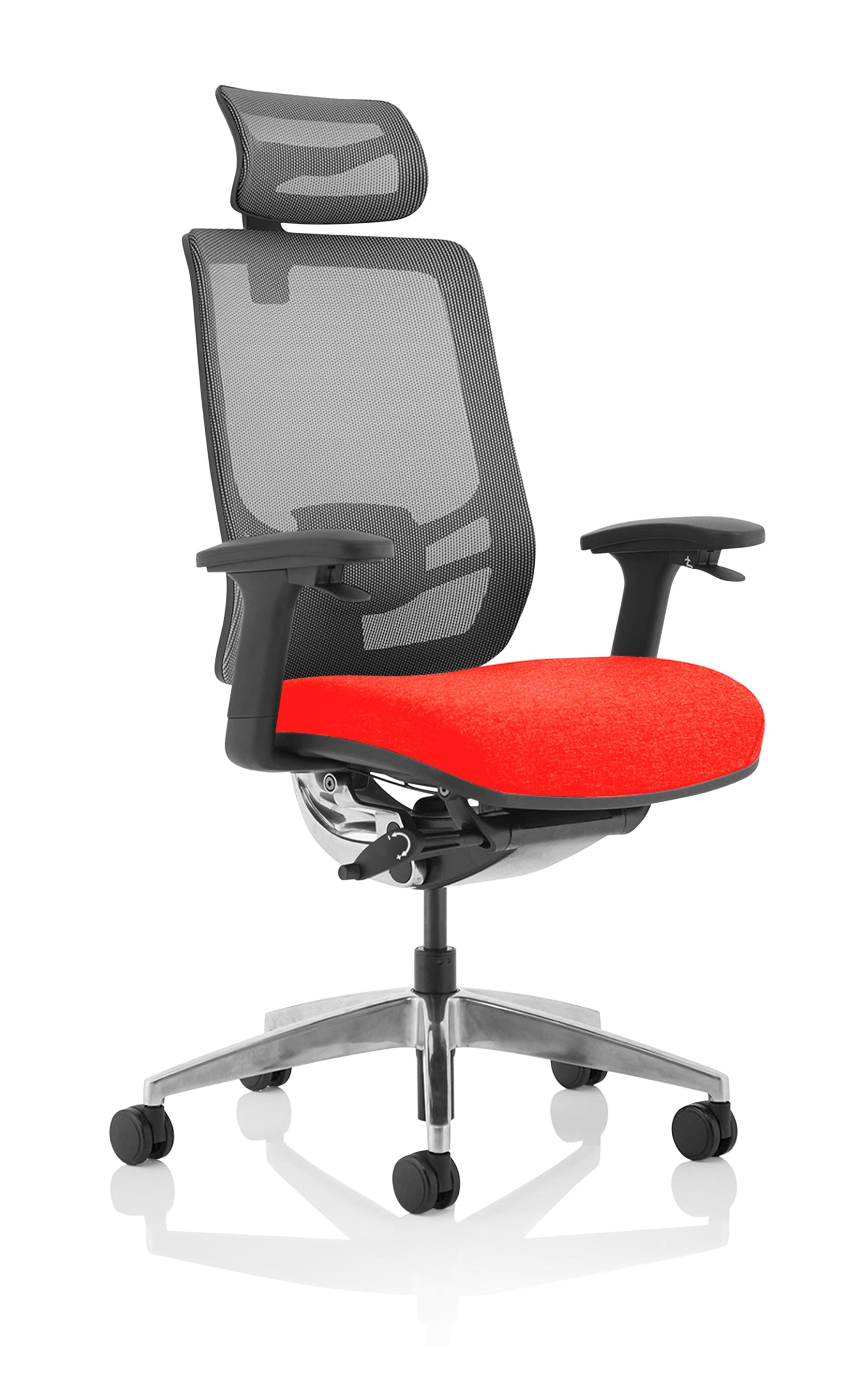 Heavy Duty High Back Office Chair with Arms - Premium Posture Support