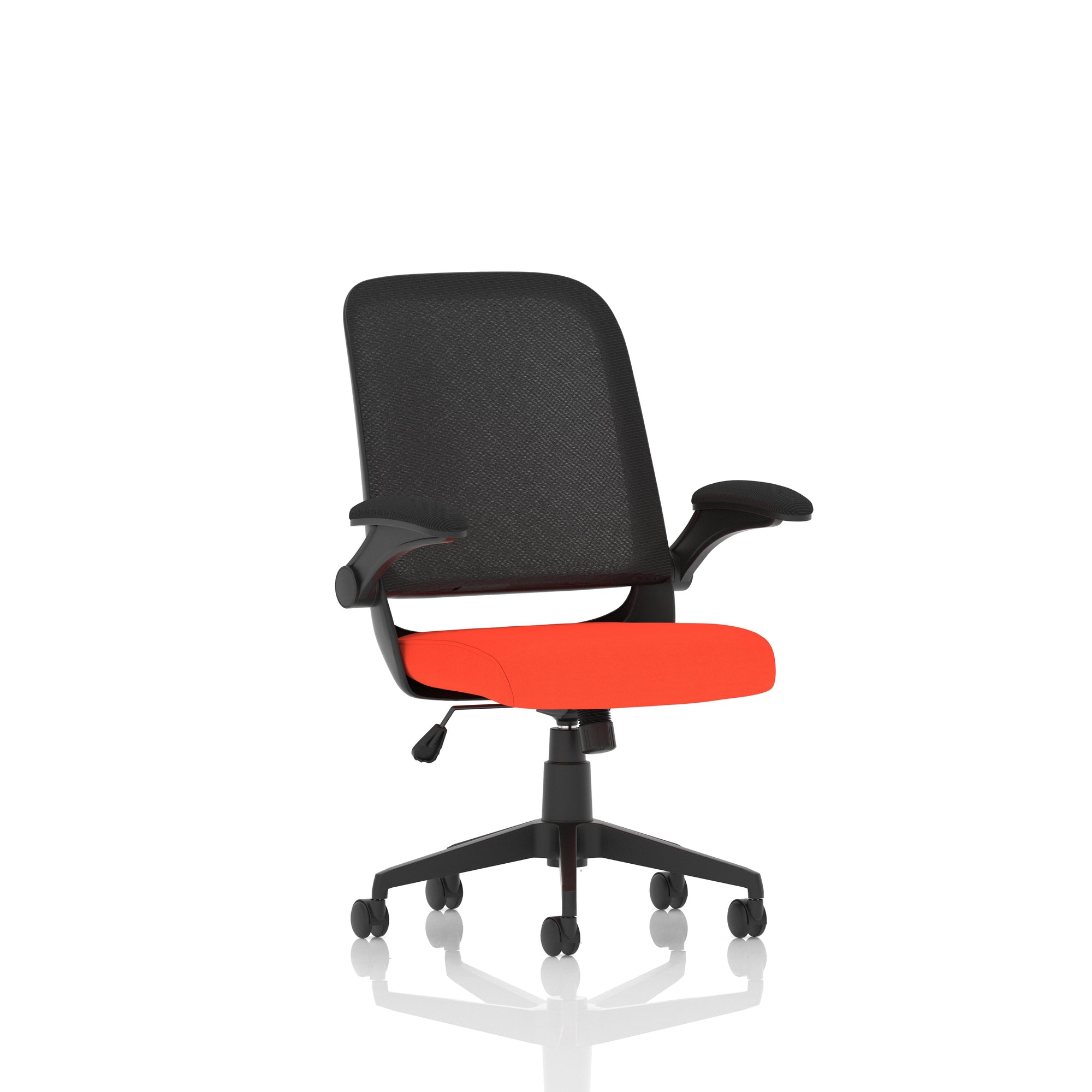 Crew Task Operator Mesh Chair With Folding Arms