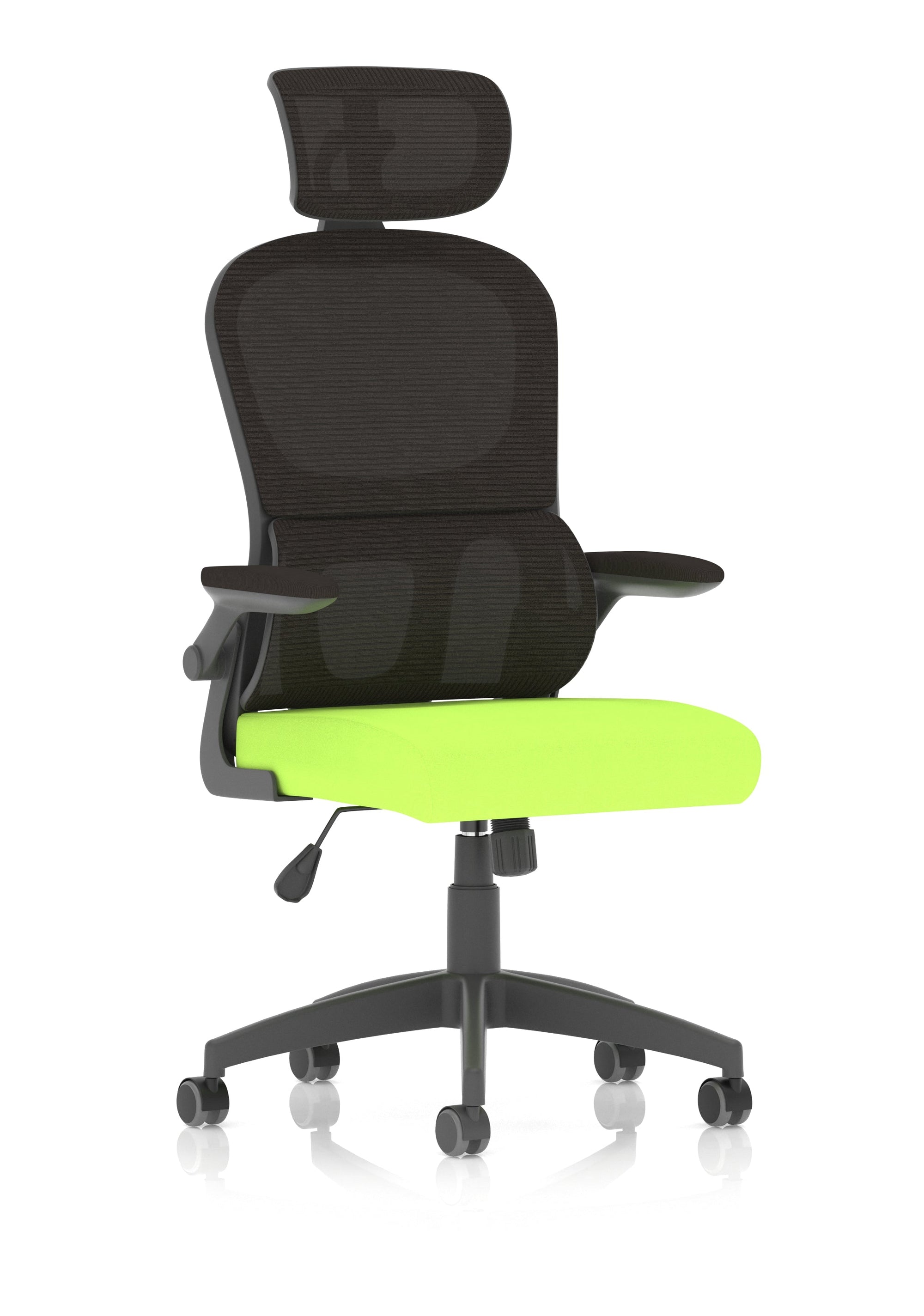 Iris - Comfortable Fabric Office Chairs with Adjustable Arms | Ergonomic Design