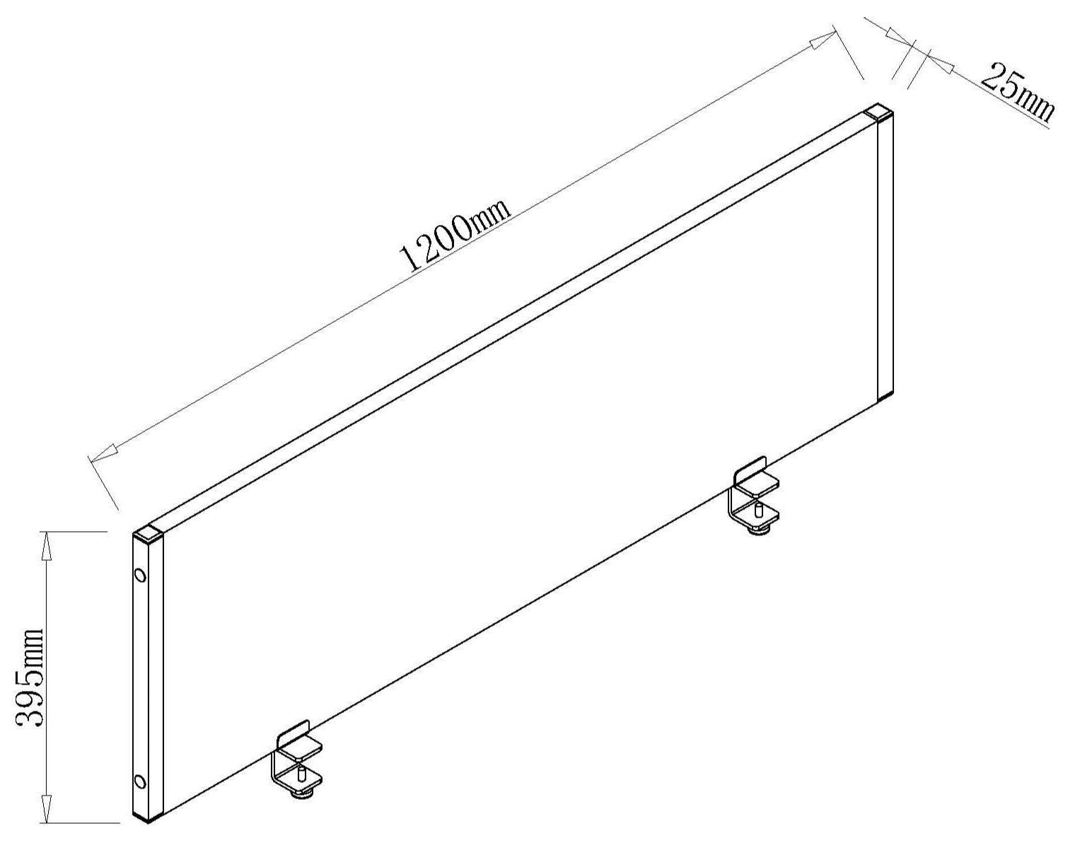 Impulse Straight Screens - 400mm High