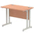 Impulse 1000mm Straight Desk Cantilever Leg