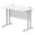 Impulse 1000mm Straight Desk Cantilever Leg