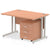 Impulse 1200mm Cantilever Straight Desk With Mobile Pedestal