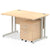 Impulse 1200mm Cantilever Straight Desk With Mobile Pedestal