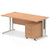 Impulse 1200mm Cantilever Straight Desk With Mobile Pedestal