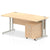 Impulse 1400mm Cantilever Straight Desk With Mobile Pedestal